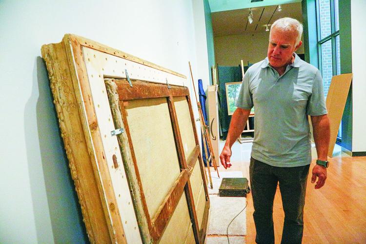 08-14-25 Newman Exhibit dana by reveal painting