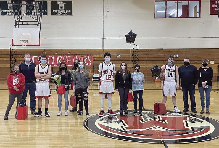 Berlin boys hoop - seniors honored