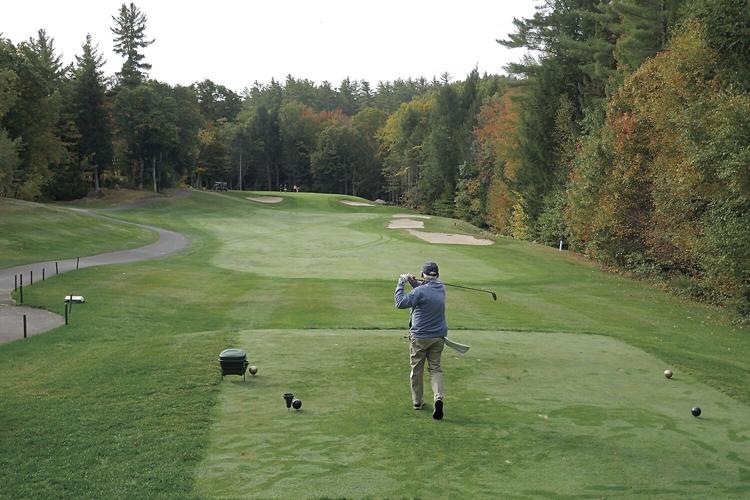 Golf Column - Hale’s Location - Tom Stitt drives