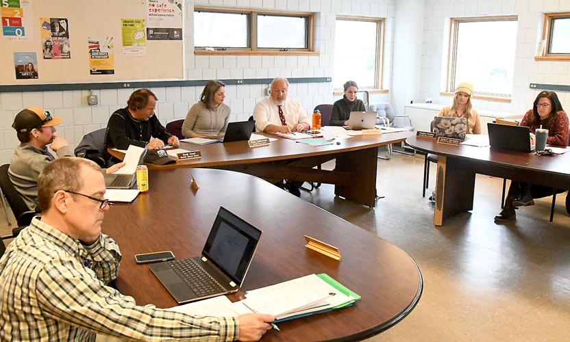 Bartlett School Board - school options - Joe Yanha and the full board