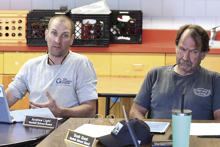 Bartlett School Board - teacher-child tuition - Andrew Light and Scott Grant