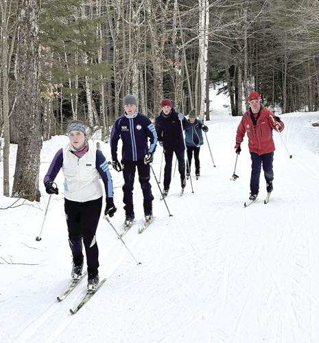 KHS cross-country skiing - training at Great Glen Trails