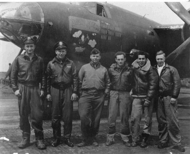 Higbee katrinka crew after 37 missions dad 3rd from right.jpg