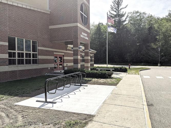 Wheel Family Fun - New bike rack at KHS
