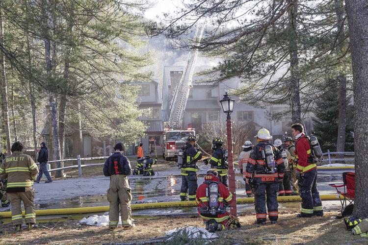 12-20-23 Attitash Mtn Village Fire wide standby