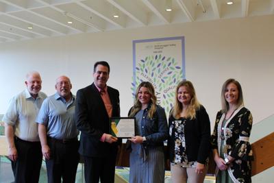 AVH accepts Coos Coalition Champion for Children and Families award