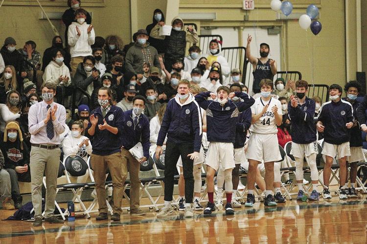 02-15-22 FA MBB cheer bench and crowd