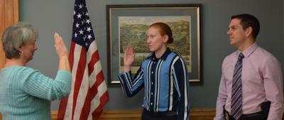 Gorham swears in new patrolman