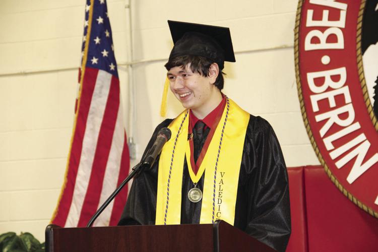 BHS Graduation -Valedictorian Joshua Berthiaume