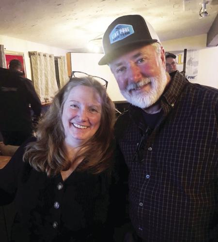 King Pine 60th - Ski instructors Kim Shulver and John Macdonald