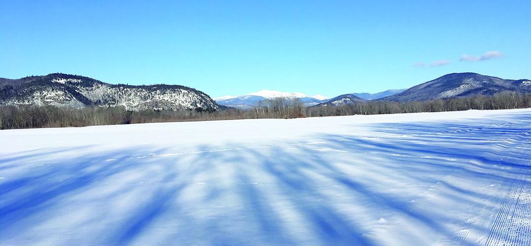 Nordic Tracks - skiing alone - Mount Washington