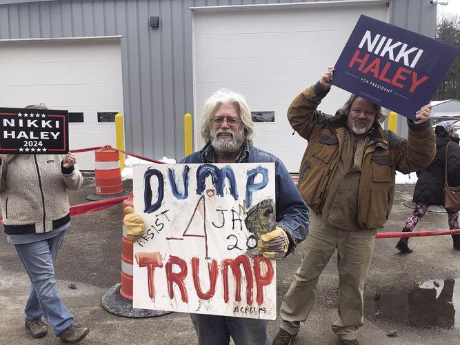 signs nikki and dump trump