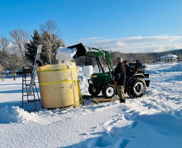 Milan's 250th Anniversary Snow Sculpting Contest