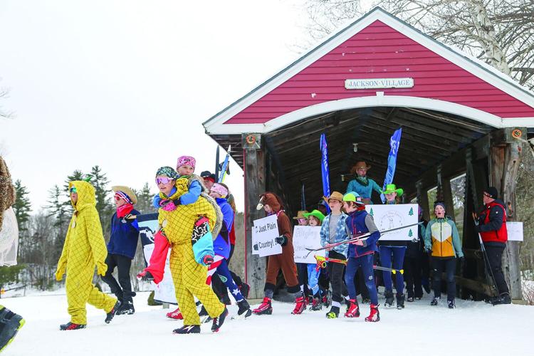 02-28-26 Bill Koch Ski Fest parade head on costumes