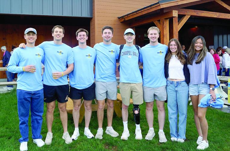 Camden Bailey Cancer Foundation launch - Camden and UNC friends