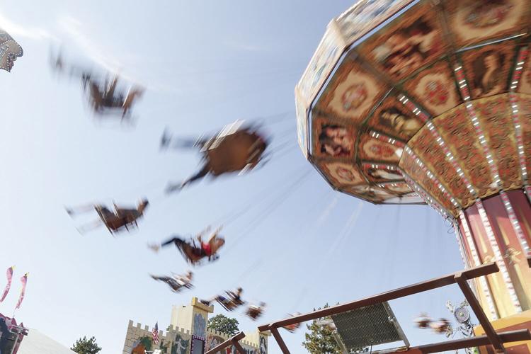 10-01-23 Fryeburg Fair swings blur