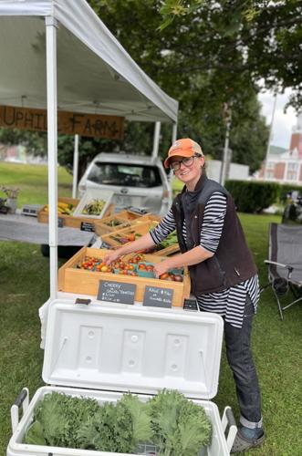 Organic farmer Stephanie Kelliher of Uphill Farm in Whitefield