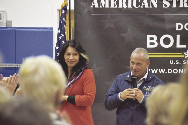 Bolduc Gabbard on stage 101722