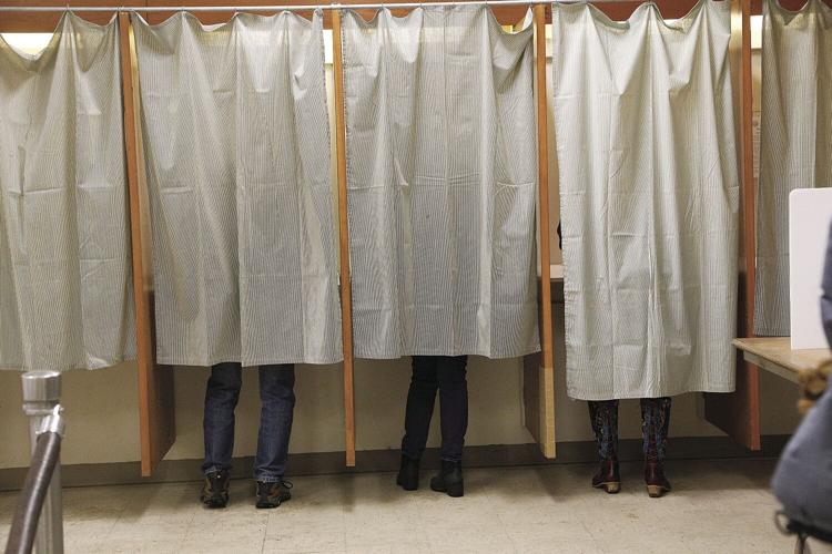 01-23-24 Primary Bartlett voting curtains