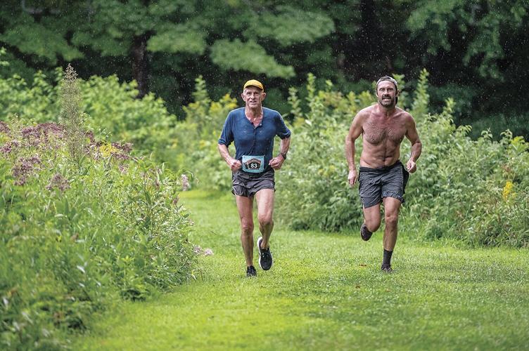 Jackson Covered Bridge 10K - Marc and Gabe Ohlson