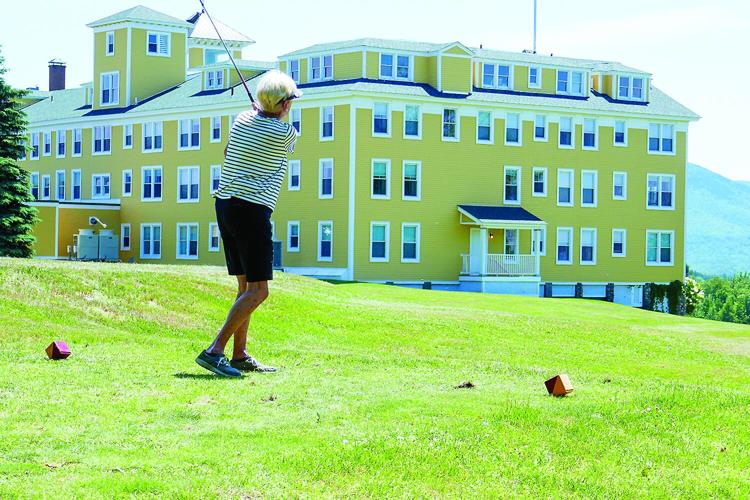 Golf Column - White Mountain Seniors - Cookie Hood tees off