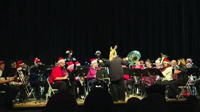 MWV Band winter concert festive hats