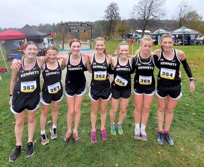 KHS girls XC - Eagles fourth in Division II