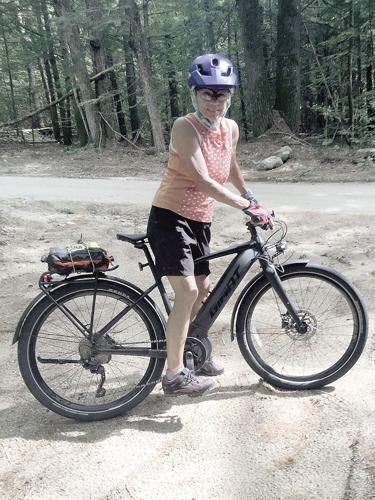 Wheel Family Fun - Sally McMurdo on an e-bike