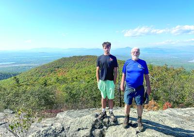 Hiking - Ed Parsons and Ridley Parsons, his grandson