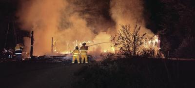 East Conway Fire fighters fire Green Hill