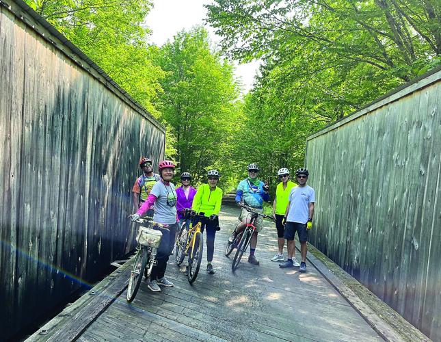 Wheel Family Fun - Tour de NH - Snyder Brook Pony Truss Bridge