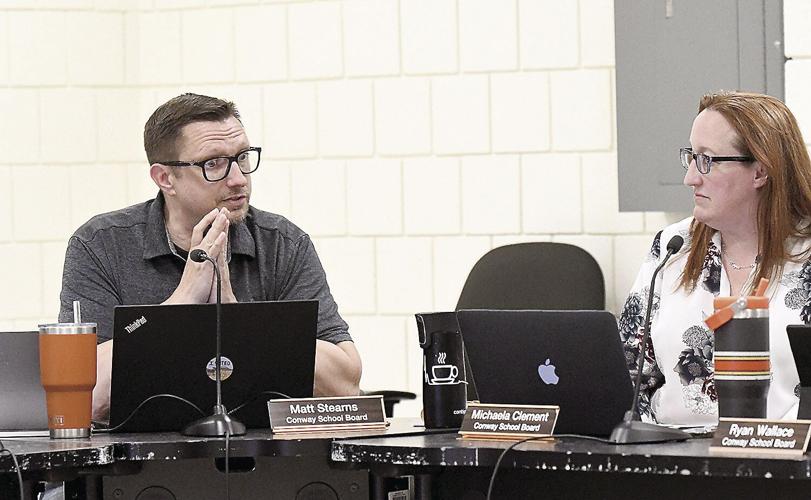 Conway School Board - APOCS Committee - Matt Stearns and Michaela Clement