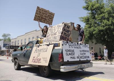 Fourth of July protesters