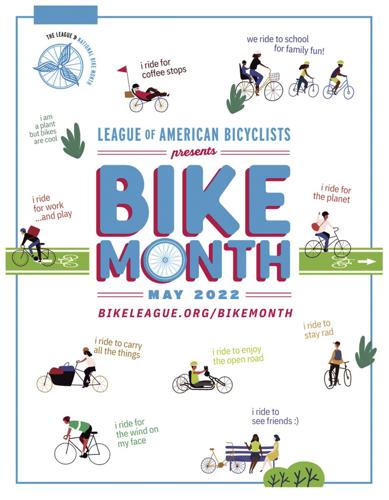 Wheel Family Fun - May is Bike Month poster