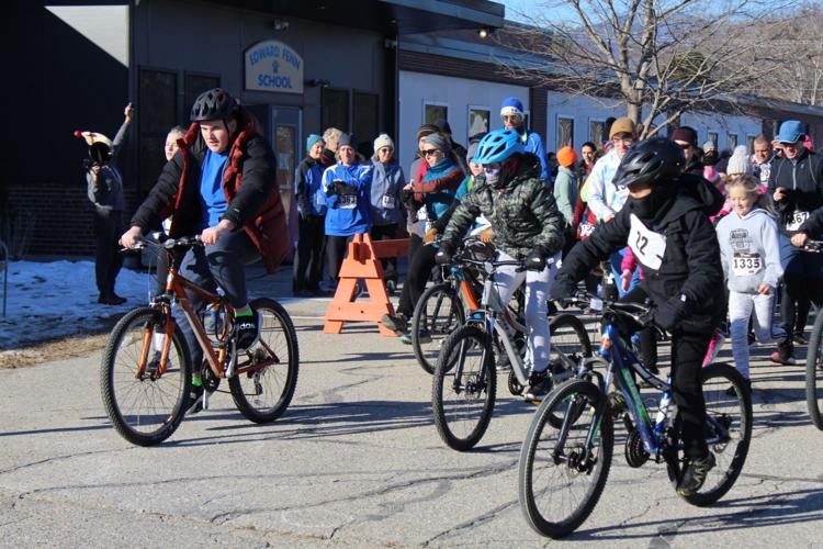 Cyclists in Gorham