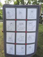 Cook Memorial Library raffling quilt