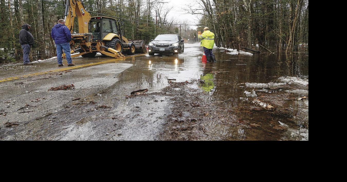 Rivers run high after a day of rain