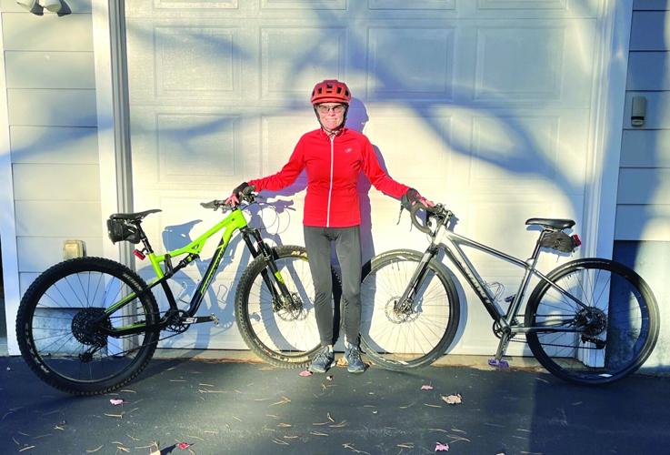 Wheel Family Fun - Sally McMurdo with two bikes 2