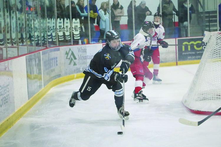 02-14-26 KHS Hockey Fights Cancer parsons behind net