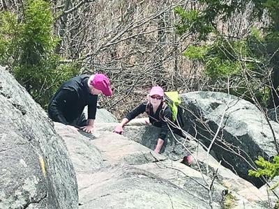 Hiking - Chuck Cook and Diane Johnson