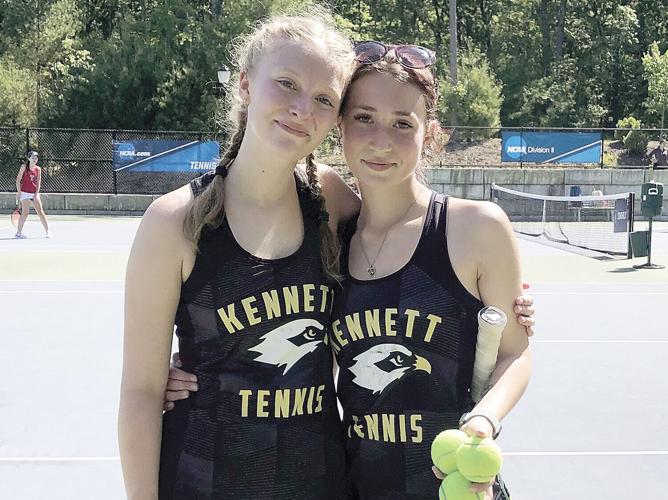 KHS Girls Tennis - state singles/doubles - Gracie Baillargeon and Mattie Macomber