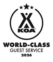 Chocorua KOA Holiday earns 2026 guest service recognition
