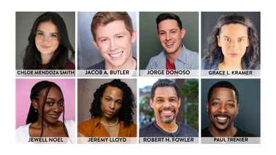 The cast of "RENT"