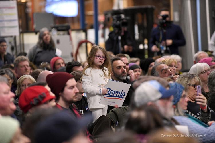 sanders cute little girl hods sign
