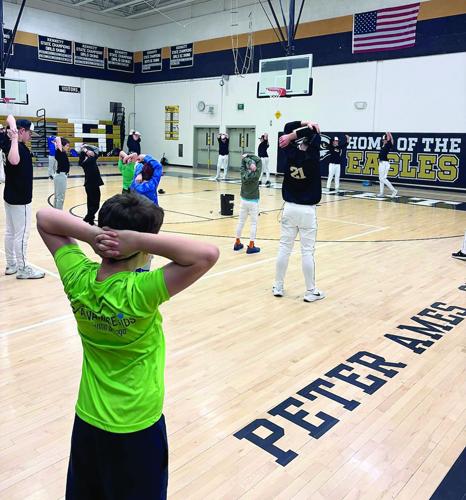 KHS Baseball - Cal Ripken Clinic - Stretching
