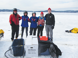Iced-in loons rescued from Lake Sunapee