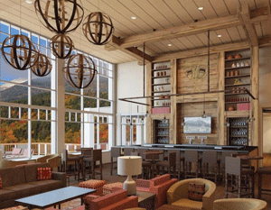 A room with a view will offer local brews and fine food