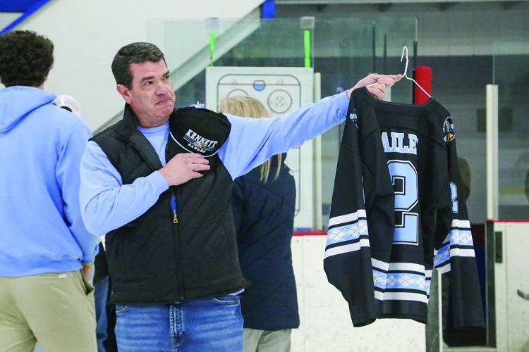 02-14-26 KHS Hockey Fights Cancer bailey with jersey 1