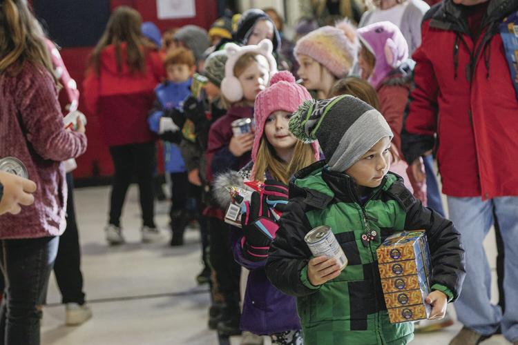 11-18-22 Food March lined up