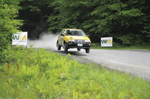 Laconia and Jefferson residents share stage with some of the biggest names in rally racing at nationally-sanctioned New England Forest Rally